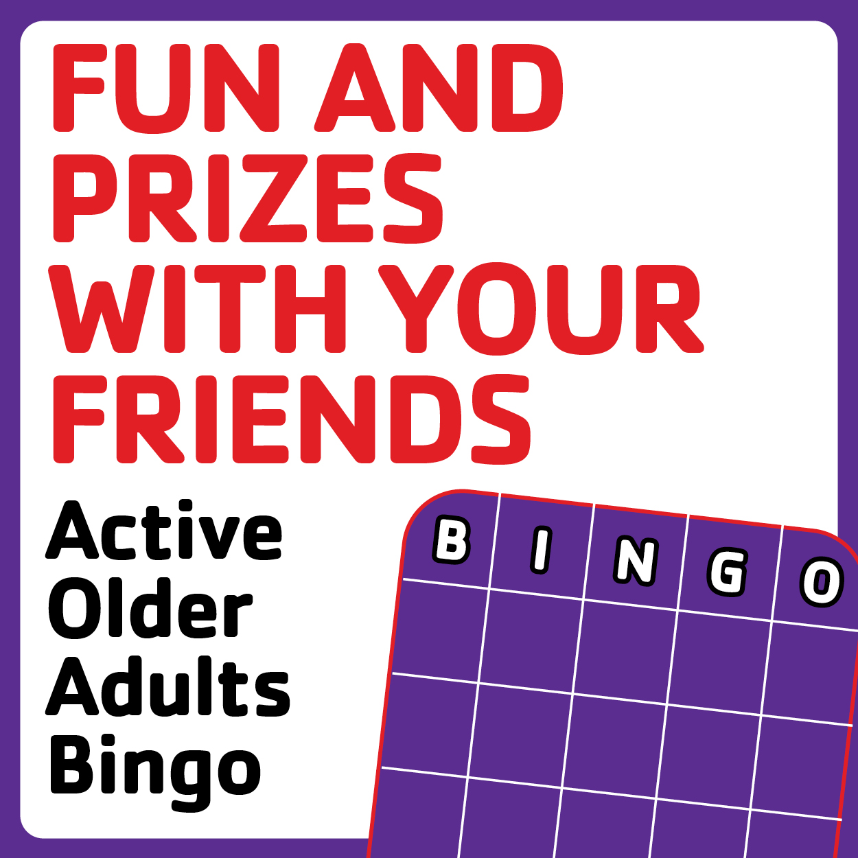 Active Older Adults Bingo