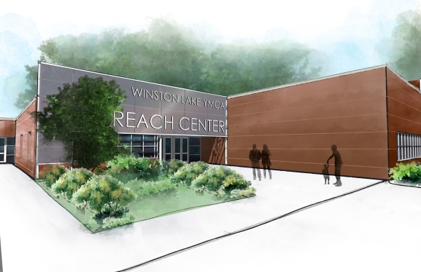 Mock up of future front of Winston Lake Y