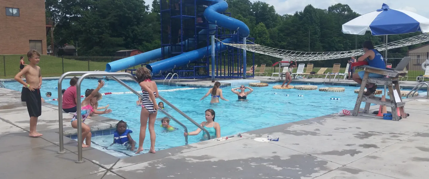 Kids at Kernersville pool