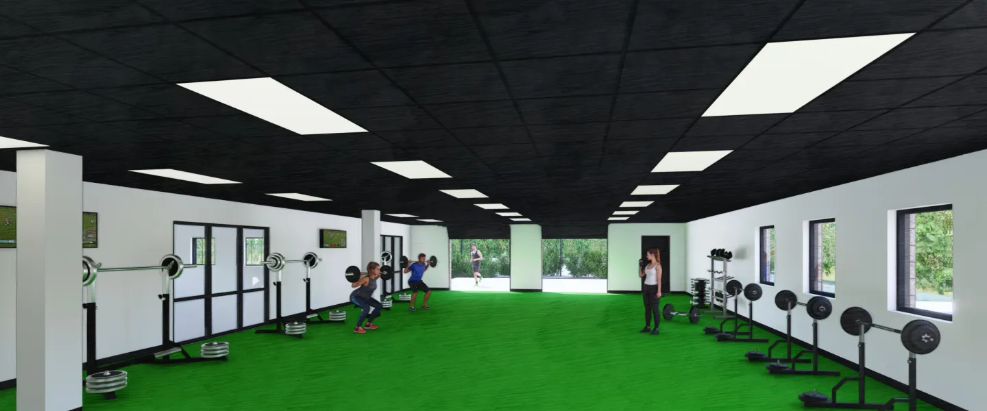 Yadkin turf room rendering