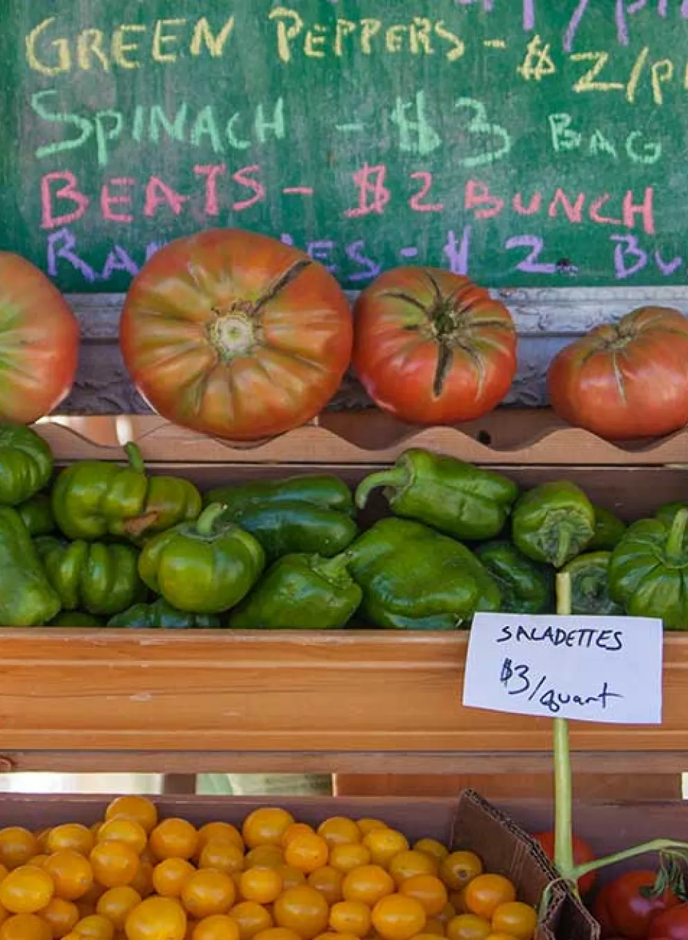 Vegetables for sale