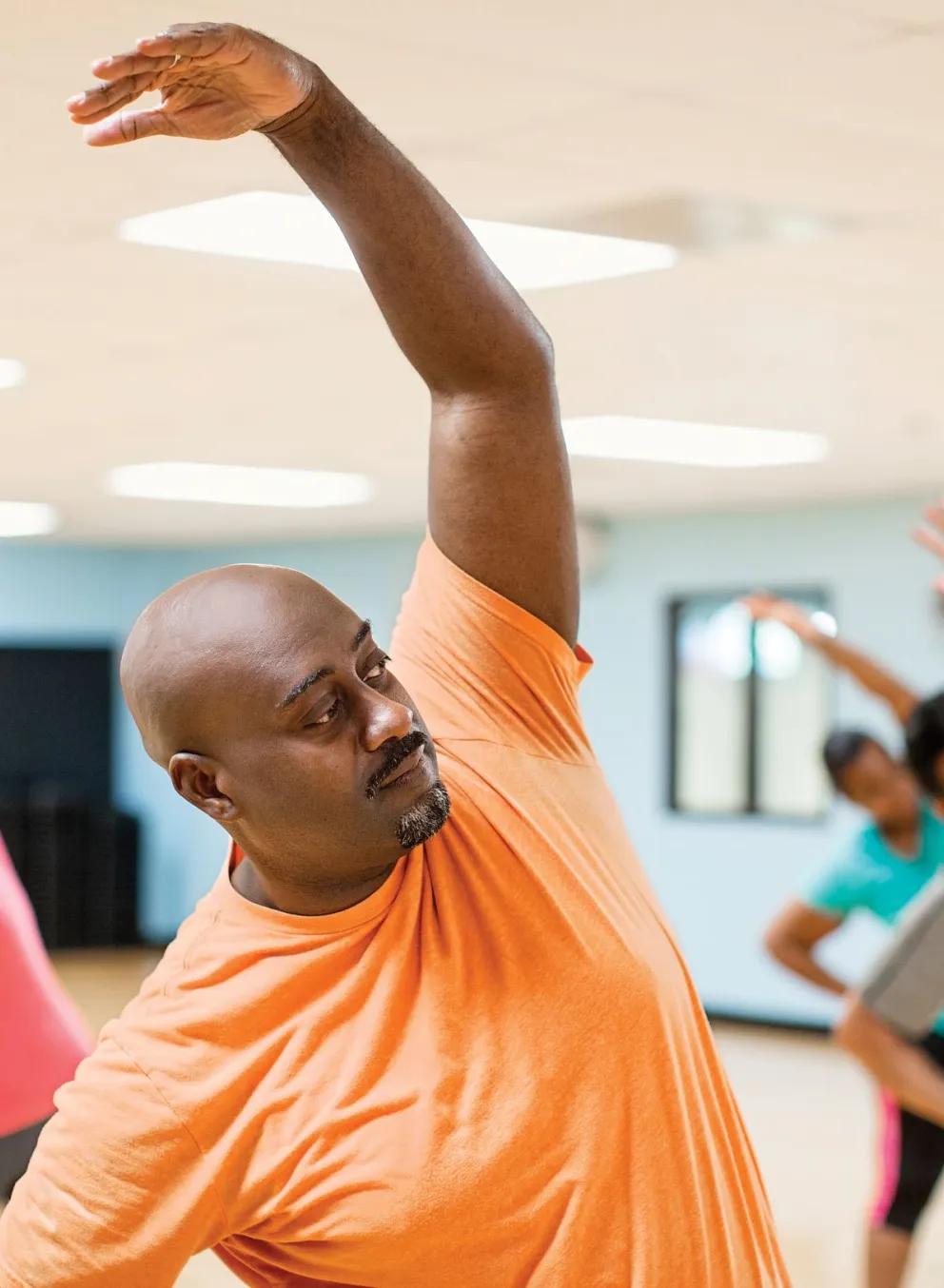 Man Stretching