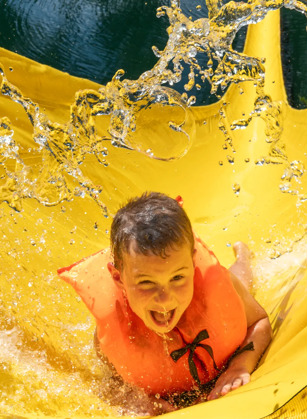 Child on slide