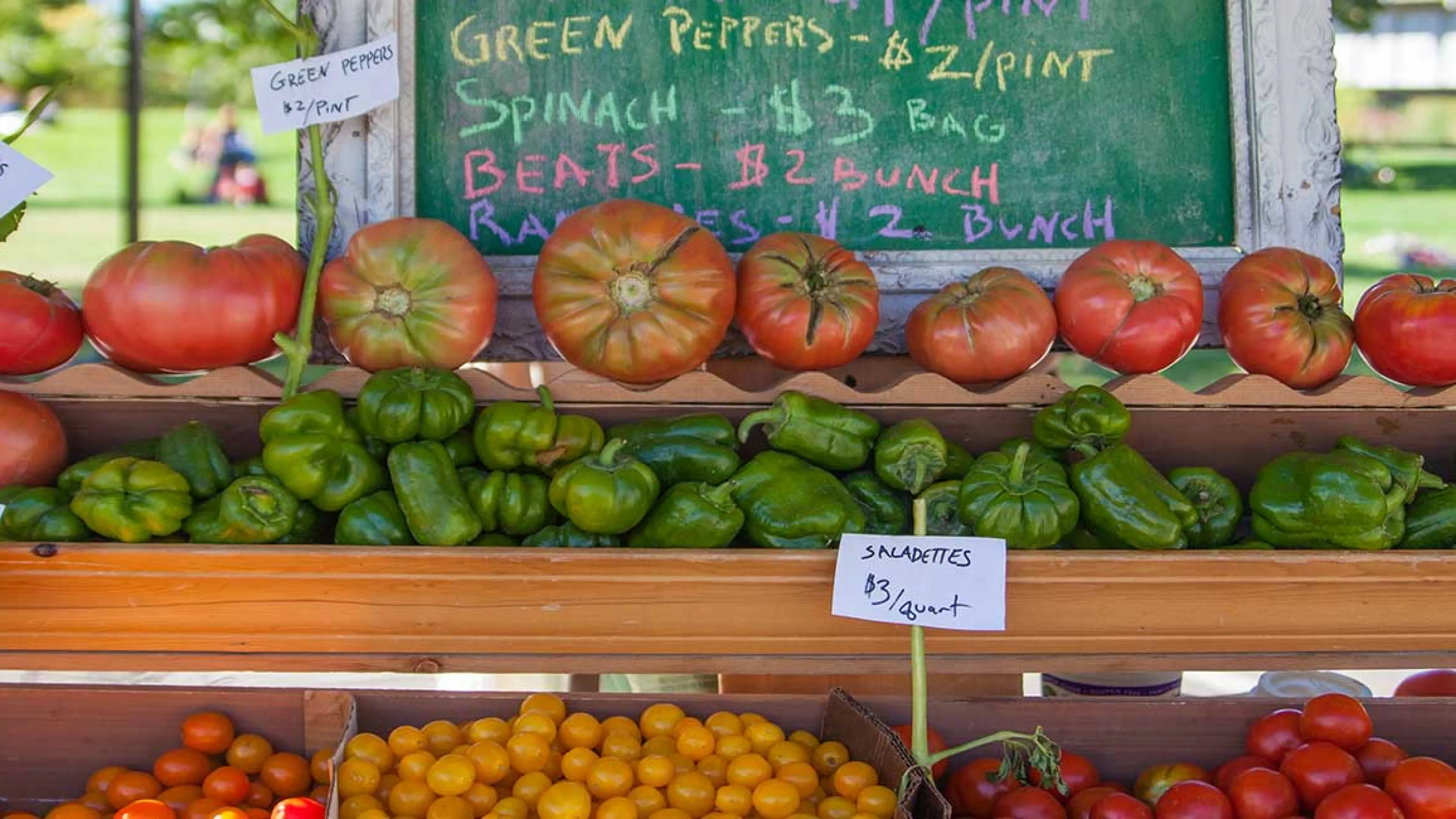Vegetables for sale