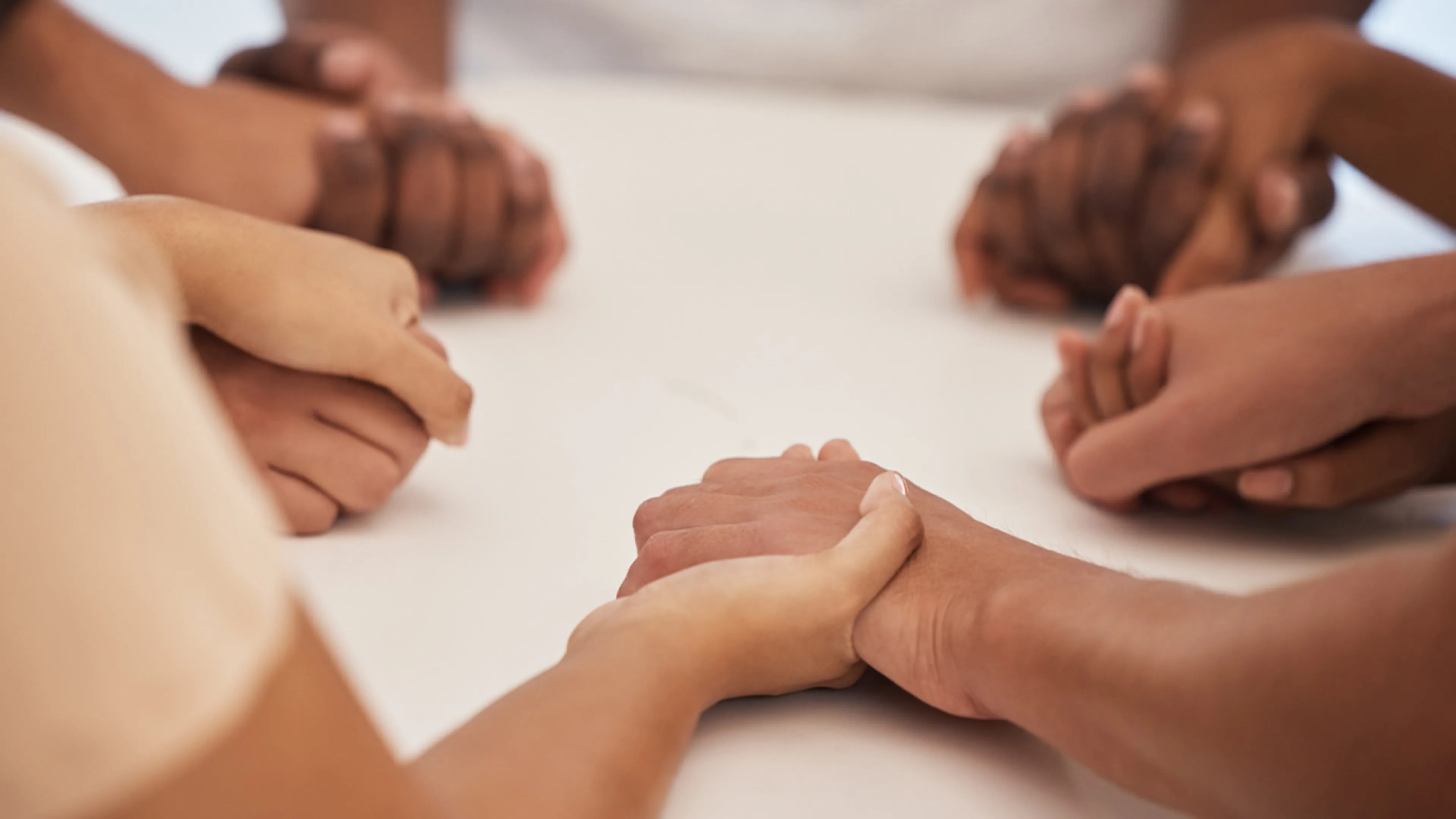Hands praying