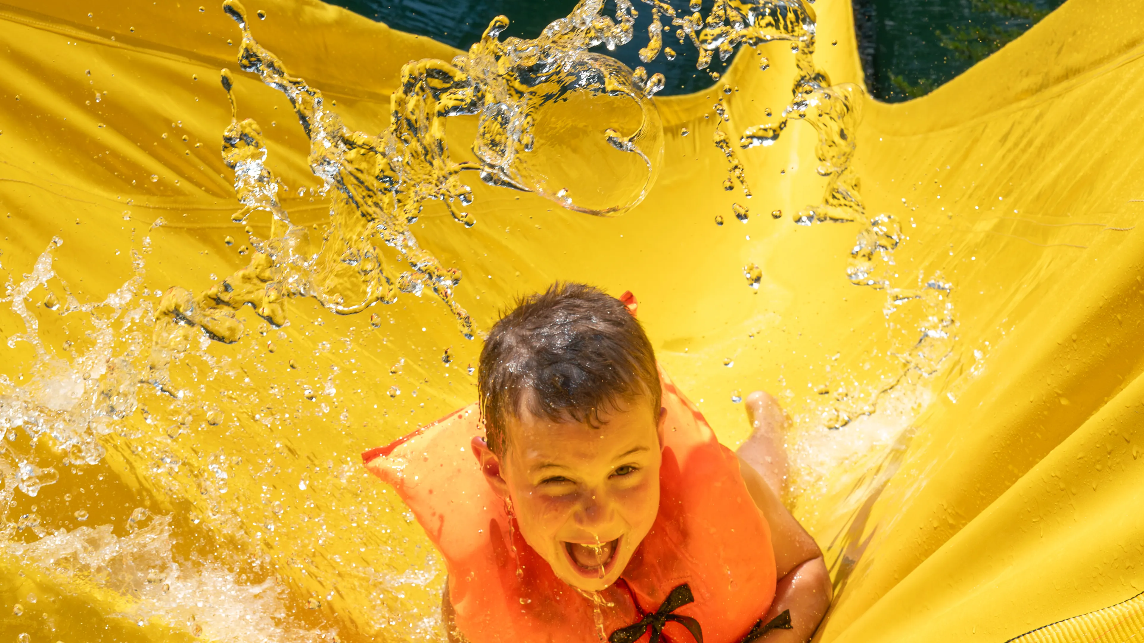 Child on slide