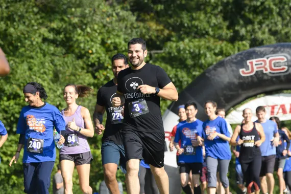 Man running in Dirty Dozen