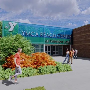 YMCA REACH Center at Winston Lake building
