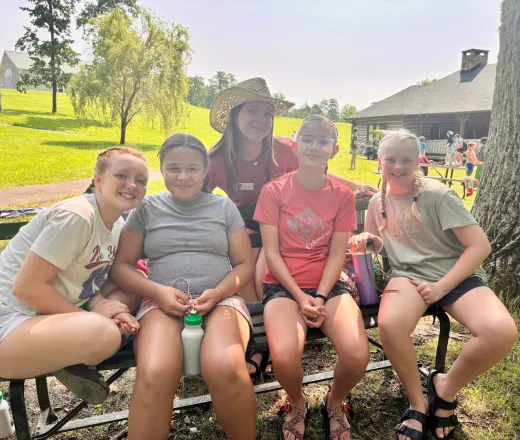 Girls at Camp Hanes