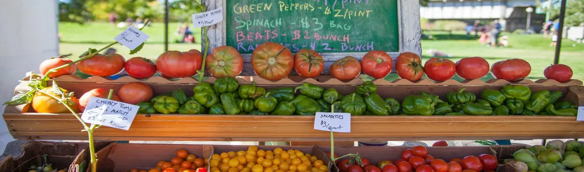Vegetables for sale