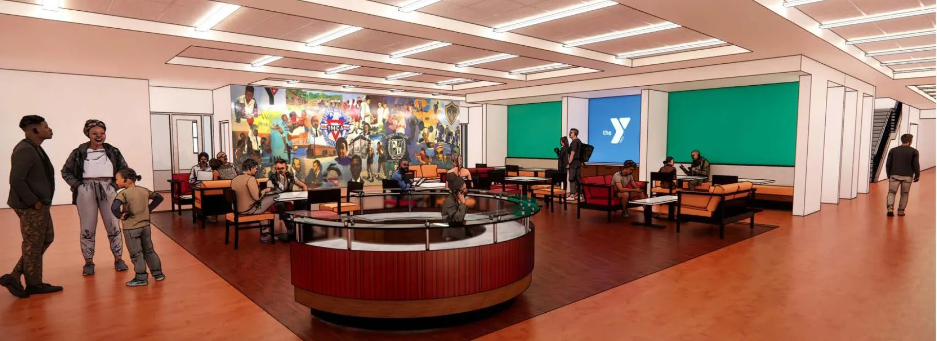 Lobby of REACH Center