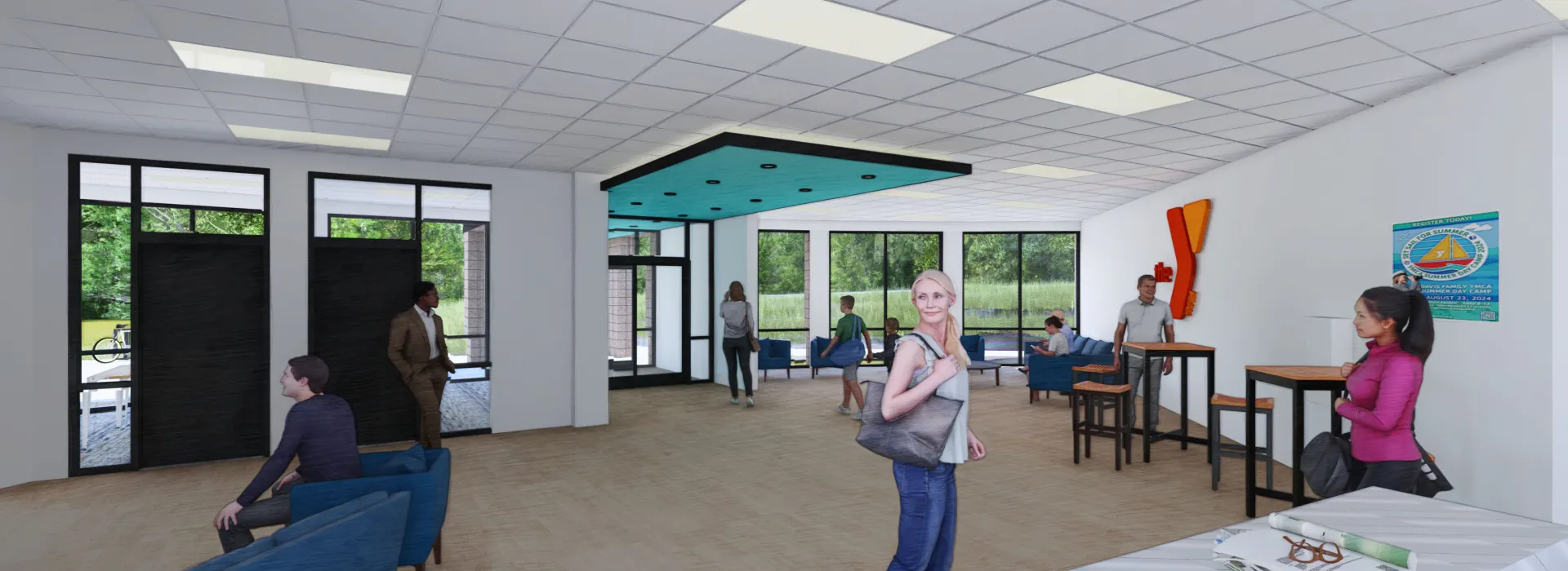Yadkin lobby rendering