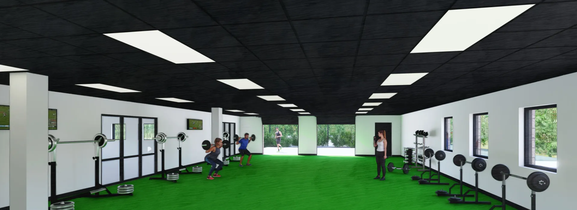 Yadkin turf room rendering